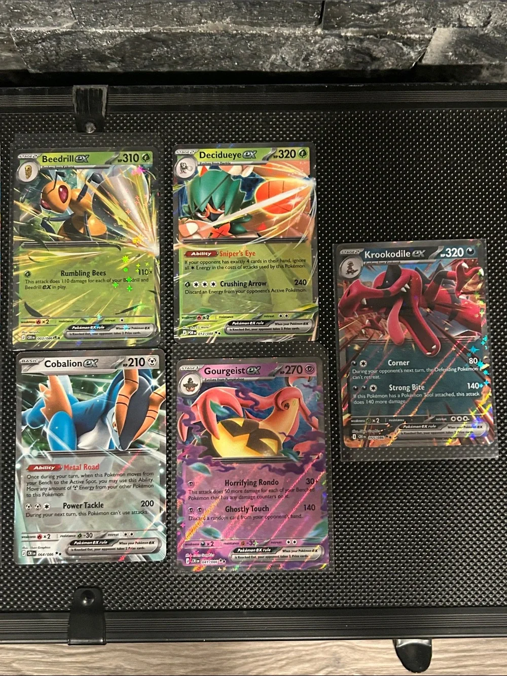 Pokémon TCG Lot of 9 EX Holo Cards from Chaos Rising Set M/NM